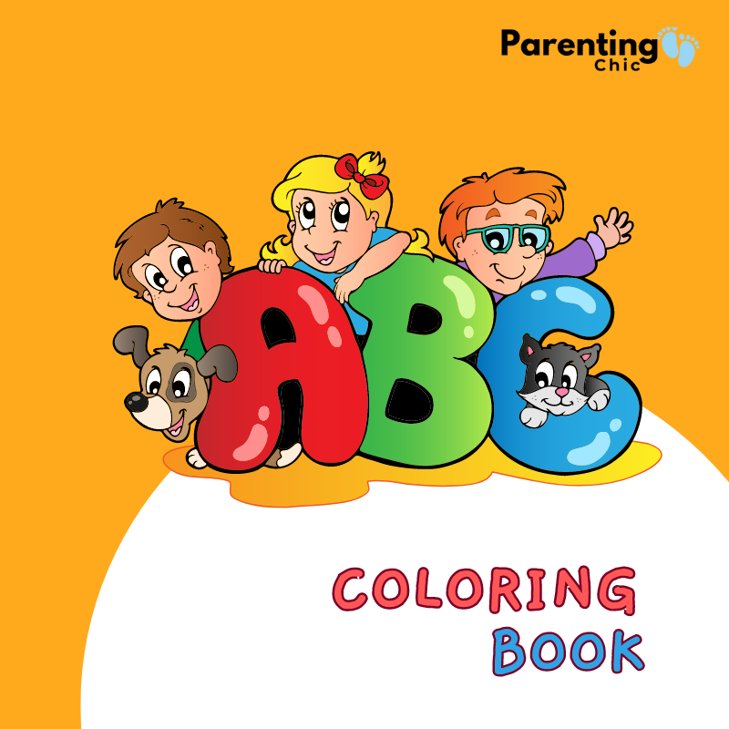 ABC (Alphabet) Coloring Book