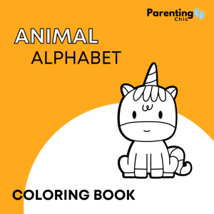 Animal Alphabet Tracing and Coloring Book - Cover Page