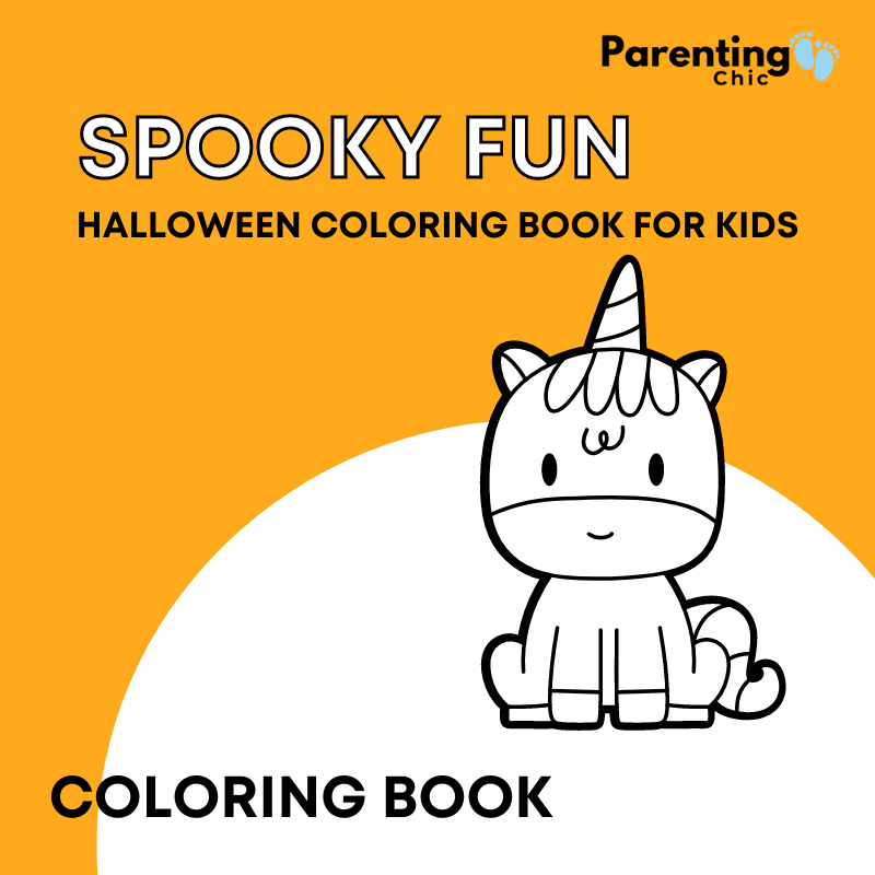 Spooky Fun Halloween Coloring Book for Kids Front Cover